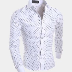 White Doted shirt